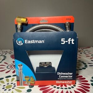 NEW Eastman Universal Dishwasher Connector Kit Hose 5Ft
